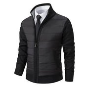 ZAVO | Moderne Heren Winterjas met Gewatteerd Design Jacket Zavalori Zwart XS