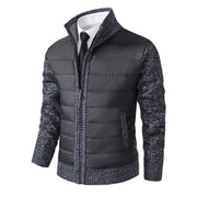 ZAVO | Moderne Heren Winterjas met Gewatteerd Design Jacket Zavalori Donkergrijs XS