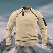 NINO | Warme Fleece Trui Voor Heren Men's Jackets Zavalori Beige S