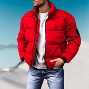 ROLA | Heren Winter Donsjack | Comfortabel en Warm Men Jackets Zavalori Rood XS