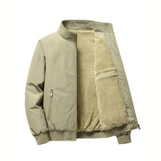 HOWARD - Warme Heren Winterjas Fashion Men Jacket Bomber Winter Zavalori Khaki M