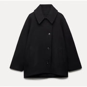 LIVO - Oversized Dames Coat Gender Female Zavalori Zwart XS
