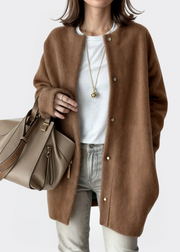 MOLA - Cozy Cardigan Dames Women's Cardigan Zavalori Karamel 6 (XS)