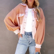 LIV - Jas met Pofmouwen Dames Fashion Women Jacket Spring Zavalori