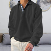 ZAVA | Warme Heren Sweater Men Sweaters Zavalori Zwart M