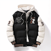 NOAH | Winterjas met Capuchon voor Jongens Jackets Zavalori Zwart M