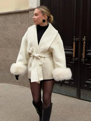 DANEE – Stijlvolle winterjas voor dames met vetersluiting Jacket Zavalori