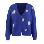 Mireya - Floral Verse Cardigan Women's Cardigan Zavalori Blauw 8 (S)