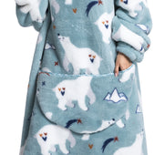 FLEECE - Hoodie Deken Voor De Koude Winterdagen Deken Hoodie winter (bestseller) Zavalori