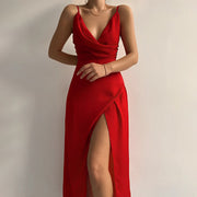 ANNA - Maxi Avondjurk Voor Dames Evening Dress Women Zavalori Rood S