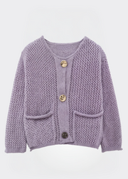 Rosalind - Cozy Brei Cardigan Women's Cardigan Zavalori Paars 8 (S)