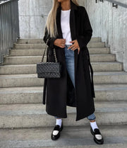 SOPHIE - Dames Winter Trenchcoat Women Jacket Zavalori Zwart S