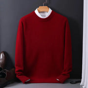 LAUREN | Zachte en Warme Winter Trui voor Mannen Sweater Men Zavalori Rood M