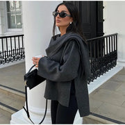 ELARA - Oversized Cape Jas Dames Trench Coat Women Zavalori