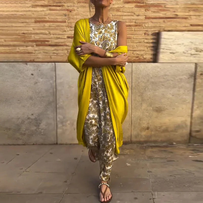 Maxi Two-Piece Set met Bloemenprint