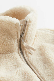 SAAR - Dames Teddy Jas met Rits Coat Zavalori