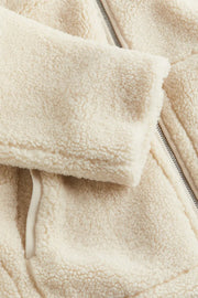 SAAR - Dames Teddy Jas met Rits Coat Zavalori