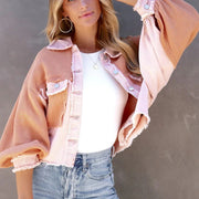 LIV - Jas met Pofmouwen Dames Fashion Women Jacket Spring Zavalori