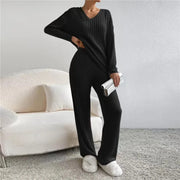 NOLA | 2-delige Lounge-Set voor dames Fashion Women Loungewear All-year Zavalori Zwart S