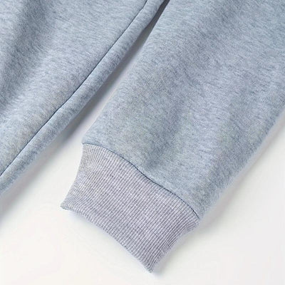 Sportieve hoodie met capuchon en ritszakken