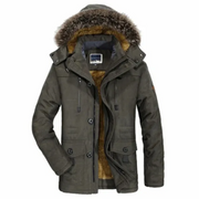LOVO - Heren Winterjas Parka Met Capuchon Men Jackets Zavalori