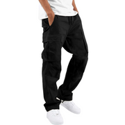 Comfortabele Cargo Broek met Relaxed Fit Men Pants Zavalori Zwart S