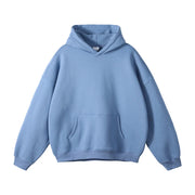 ZAVA - Unisex Oversized Hoodie Hoodies Zavalori Midden Blauw S