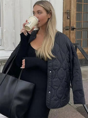 NIENKE - Casual Winter Jas Dames Women's Jacket Zavalori Zwart 8 (S)