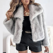 DEMI | Winterjas Faux Fur Dames Jacket Zavalori Grijs XS