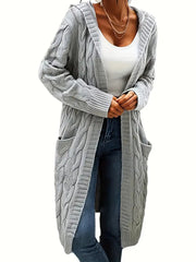 Taylor - Dames Zachte Cardigan Women's Cardigan Zavalori Grijs 8 (S)