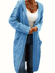 Taylor - Dames Zachte Cardigan Women's Cardigan Zavalori Luchtblauw 8 (S)