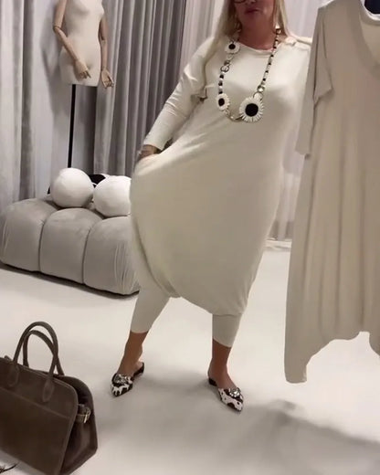 Midi Jumpsuit met Lange Mouwen