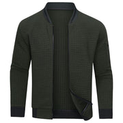 CLAVA | Herenvest met Ritsaccent Jackets Zavalori Legergroen XS