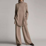 DAISEY - Zachte oversized dames set Loungewear Set Zavalori Khaki S