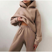 JADE - Oversized Dames Joggingpak Fashion Women Tracksuit All-year Zavalori Khaki S