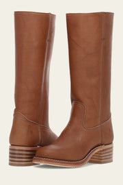 AMALIA | Leren Dameslaarzen boots women Zavalori Donkerbruin 35