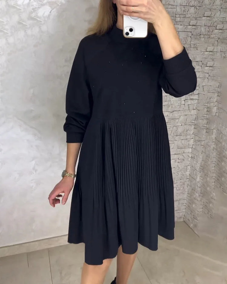 A-lijn jurk met lange mouwen