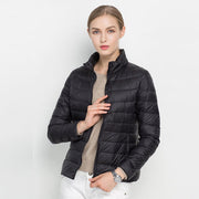 HAVEN - Stijlvolle, waterdichte donsjas voor dames Fashion Women Jacket Spring Zavalori Zwart M