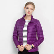 HAVEN - Stijlvolle, waterdichte donsjas voor dames Fashion Women Jacket Spring Zavalori Paars M