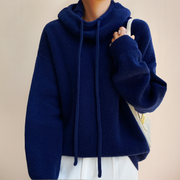ZAVO - Wollen Dames Hoodie | Winter 2025.09 Fashion Sweater Hoodie Fall Zavalori Blauw S