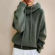 ZAVO - Wollen Dames Hoodie | Winter 2025.09 Fashion Sweater Hoodie Fall Zavalori Groen S