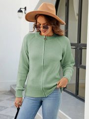 EVA - Elegante Gebreide Dames Vest met Rits Blouses & Shirts Zavalori