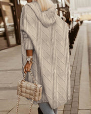 SELIN - Lange Cardigan met Capuchon Women's Cardigan Zavalori