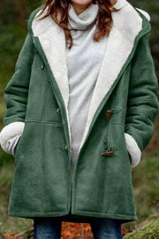 SERENA - Gewatteerde Jas met Fleece Voering Women's Coat Zavalori Groen 8 (S)