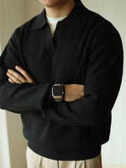 VALERO - Heren Polo Trui Shirts Zavalori Zwart M