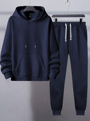 FINN - Herensweatpak | Hoodie & Joggingbroek Set Zavalori Blauw S