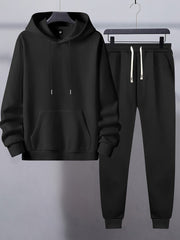FINN - Herensweatpak | Hoodie & Joggingbroek Set Zavalori Zwart S