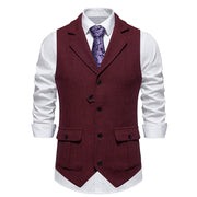 YOVO | Heren Gilet Vest Heren Zavalori Rood S