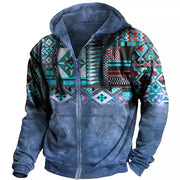 THOMAS | Heren Vest Met Capuchon Hoodie Zavalori Blauw S