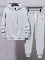 FINN - Herensweatpak | Hoodie & Joggingbroek Set Zavalori Grijs S